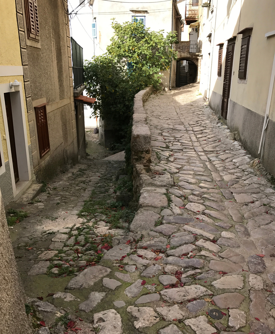 Vrbnik old city view