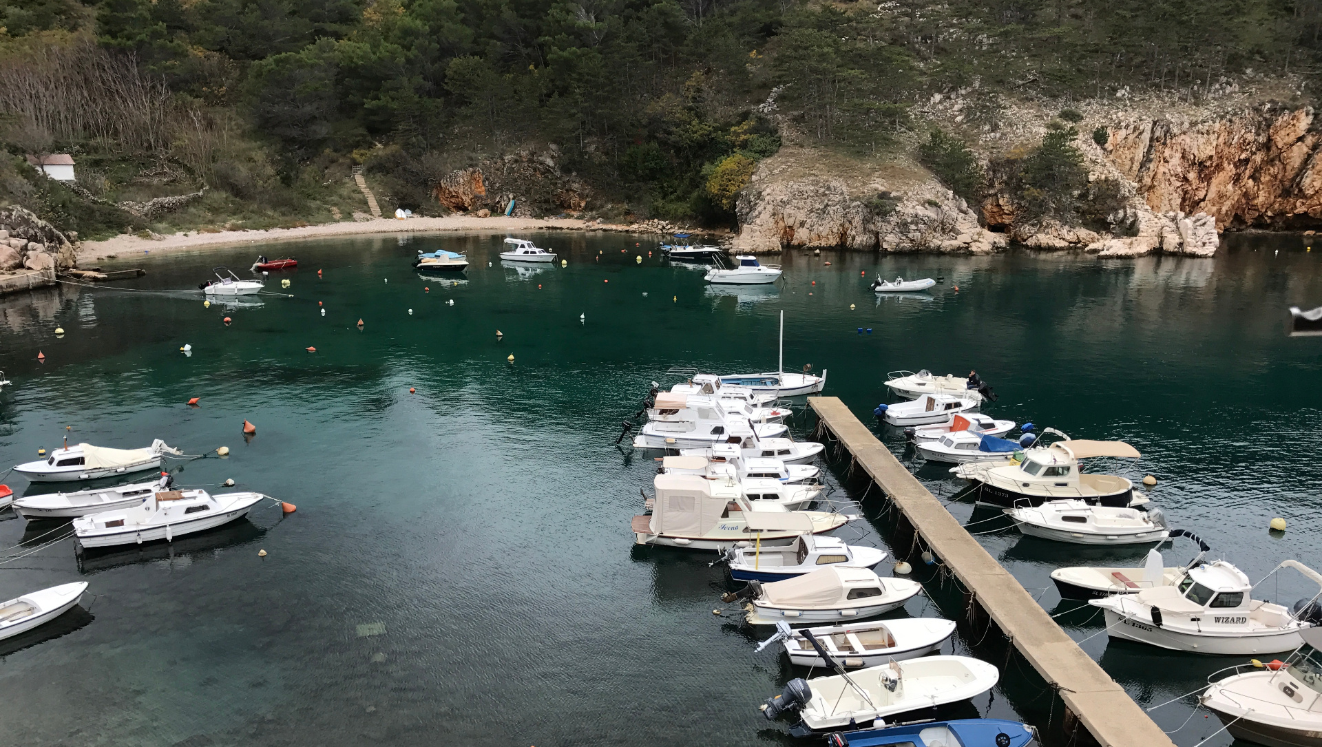 Old port in Vrbnik (Stare Poret)